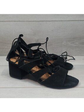 Steve Madden Women HydII Gladiator Lace Up Heels Shoes sz 8M